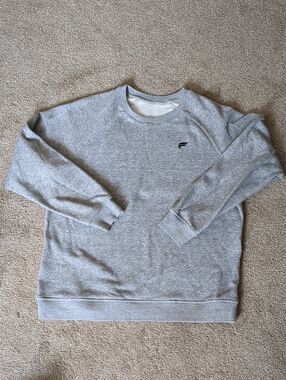 Men's Fabletics Grey Crew Neck Sweatshirt